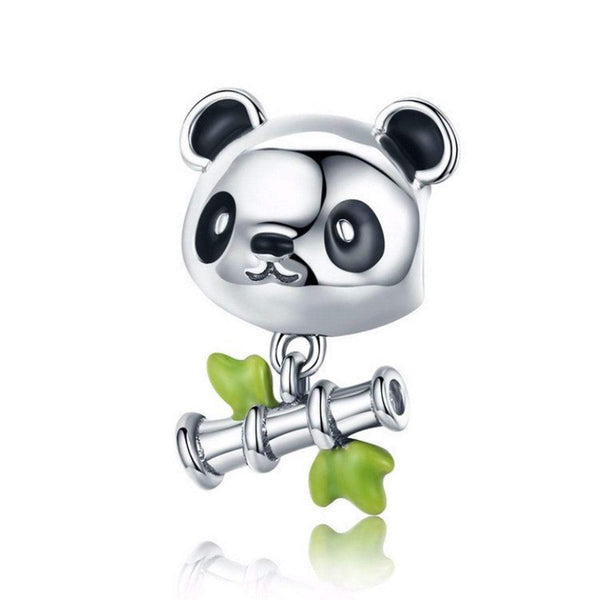 925 Sterling Silver Panda Charm Bead for Charm Bracelet Pendant