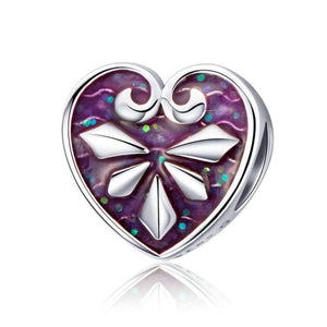 925 Sterling Silver Love Charm Bead for Charm Bracelet Pendant