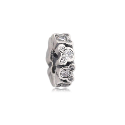 Mickey Mouse Pandora Charm 925 Sterling Sliver Spacer Bead Fits Pandora Bracelet