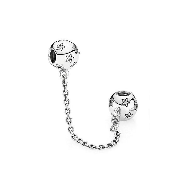 Star Pandora Safety Chain Fits Pandora Bracelet