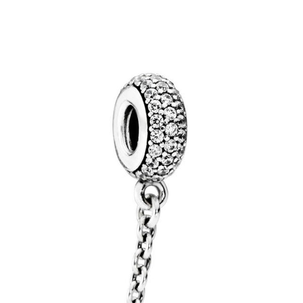 Pave Inspiration Safety Chain Fits Pandora Bracelet