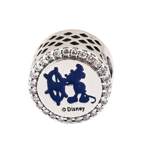 Disney Pandora Charm Mickey Mouse Charm 925 Sterling Sliver Spacer Bead Fits Pandora Bracelet