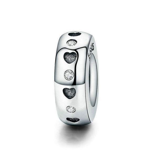 925 Sterling Silver Love Spacer Bead Fits Pandora Bracelet