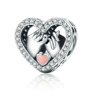 925 Sterling Silver Love Charm Bead Fits Pandora Charm Bracelet Pendant