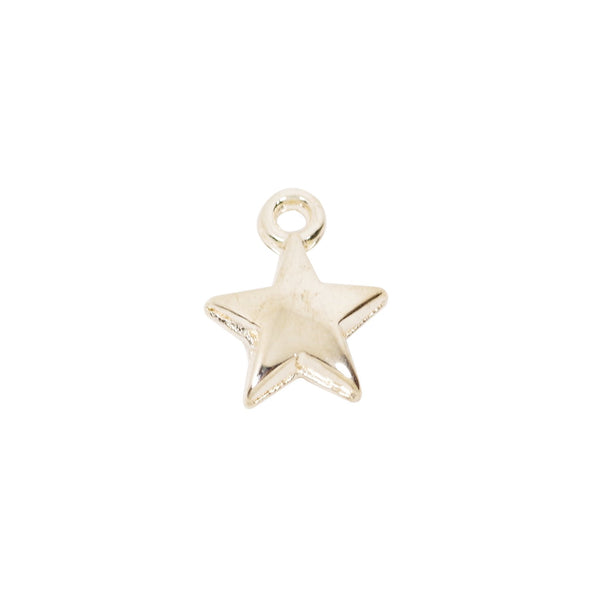 Bulk 20  Pcs Gold Plated Tiny Star Charm for Jewelry Making