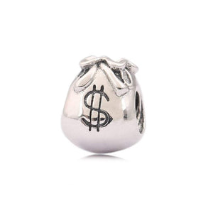 Money Bag Pandora Charm 925 Sterling Sliver Spacer Bead Fits Pandora Bracelet