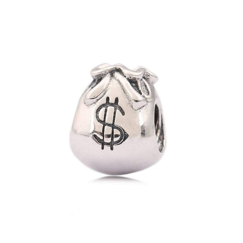 Money Bag Pandora Charm 925 Sterling Sliver Spacer Bead Fits Pandora Bracelet