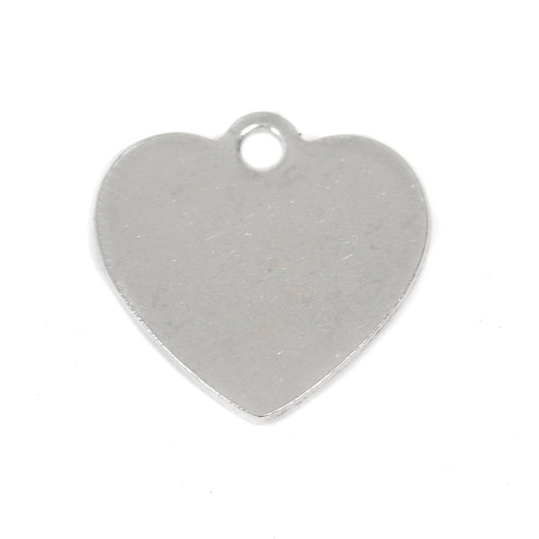 2 pcs Stainless Steel Charm - Follow Your Heart