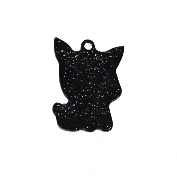 5 Pcs Dog Enamel Charm Craft Supplies