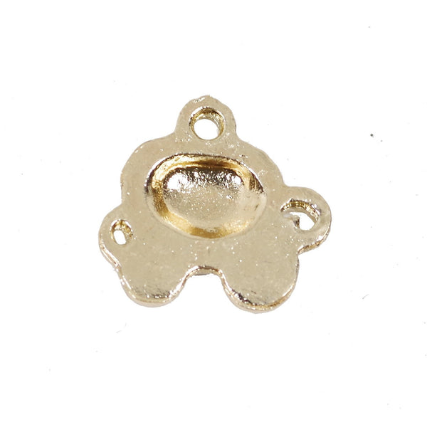 10 Pcs Pumpkin Car Enamel Charm Craft Supplies Gold Plated Pendant