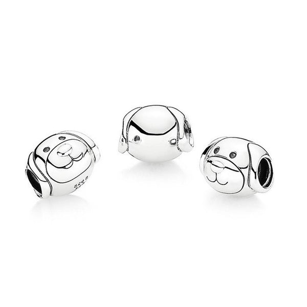 Dog Pandora Charm 925 Sterling Sliver Spacer Bead Fits Pandora Bracelet