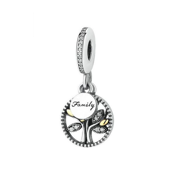 Family Tree Pandora Charm 925 Sterling Sliver Spacer Bead Fits Pandora Bracelet