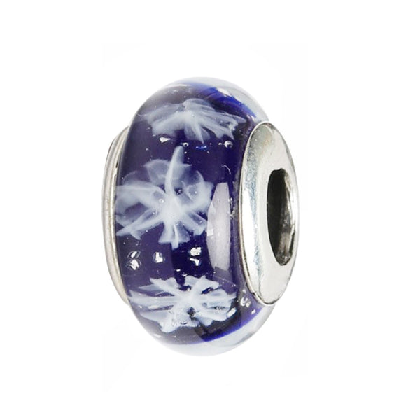 Snowflake Pandora Charm 925 Sterling Sliver Spacer Bead Fits Pandora Bracelet