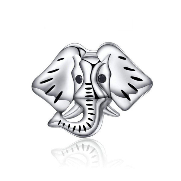 925 Sterling Silver Elephant Charm Fits Pandora Charm Bracelet Pendant