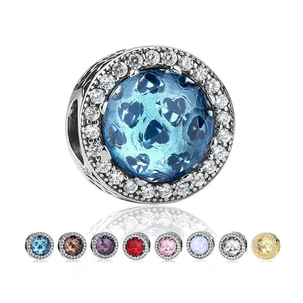 925 Sterling Silver Heart Charm Fits Pandora Charm Bracelet Pendant