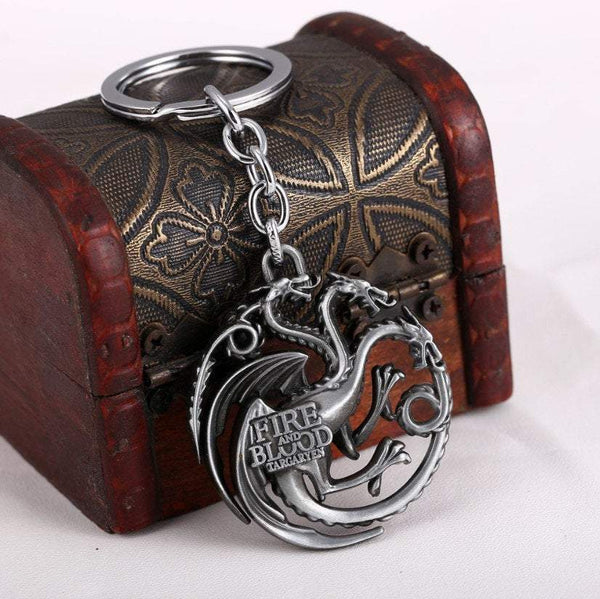 Game of Thrones Dragon Key Chain  House Targaryen Key Chain