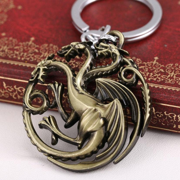 Game of Thrones Dragon Key Chain  House Targaryen Key Chain