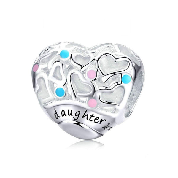 925 Sterling Silver Daughter Bead Fits Pandora Charm Bracelet Pendant