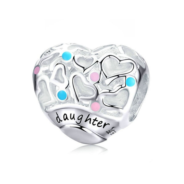 925 Sterling Silver Daughter Bead Fits Pandora Charm Bracelet Pendant