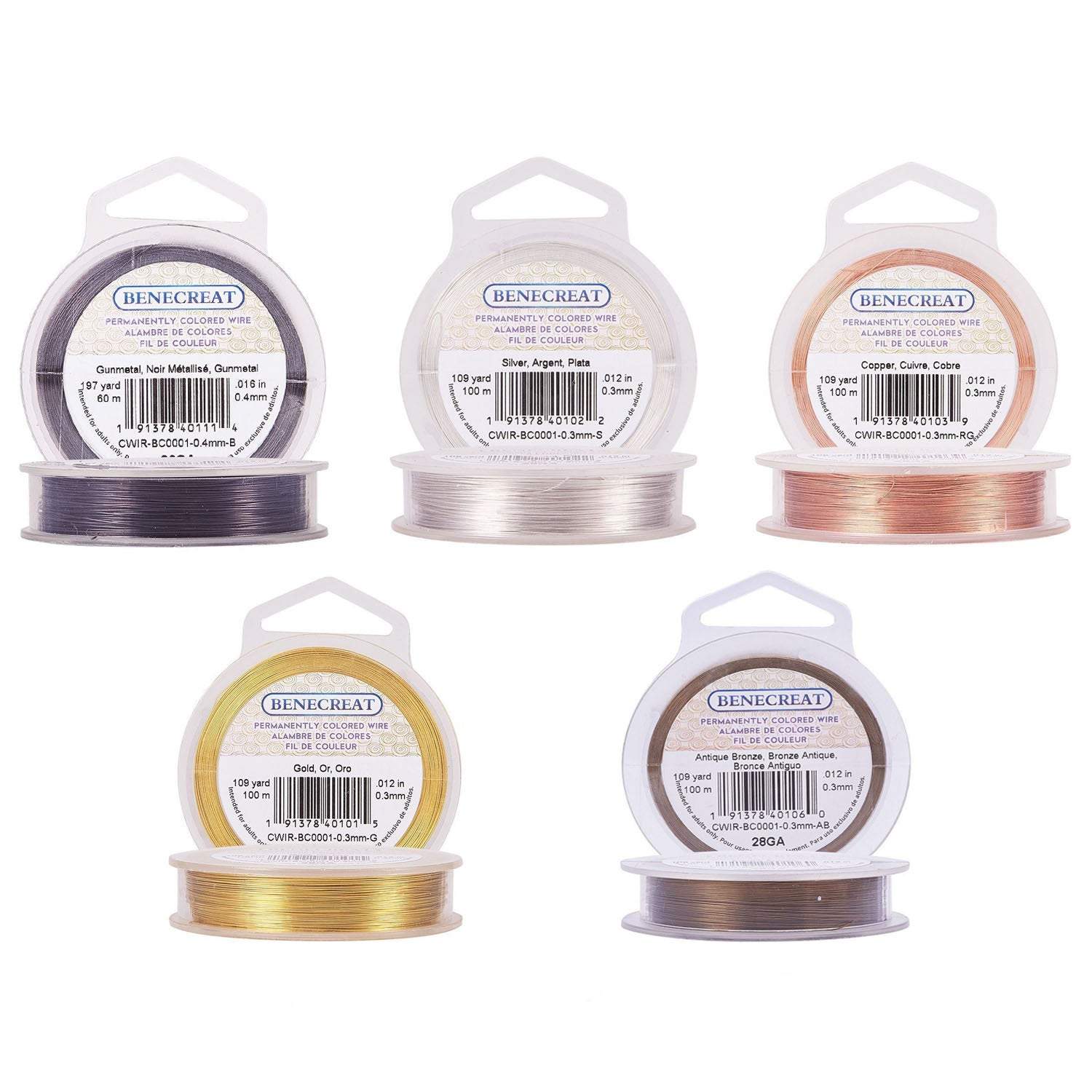 Round Pure Copper Wire Five Color Available For Jewelry Making