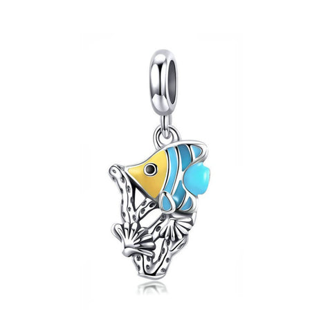 925 Sterling Silver Sea Life Bead Charm Fits Pandora Charm Bracelet Pendant